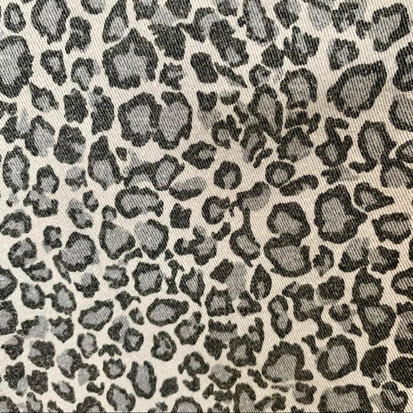 PAIGE Peg Skinny Jeans Grey Animal Print Mid-Rise Ankle Stretch Size 30 - Picture 5 of 14